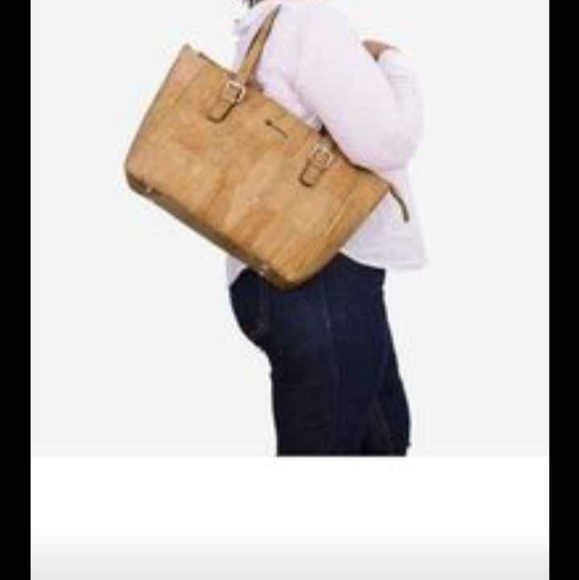 Large Satchel Corker Brand Shoulder Bag & XL Toiletry Bag - Picture 10 of 13